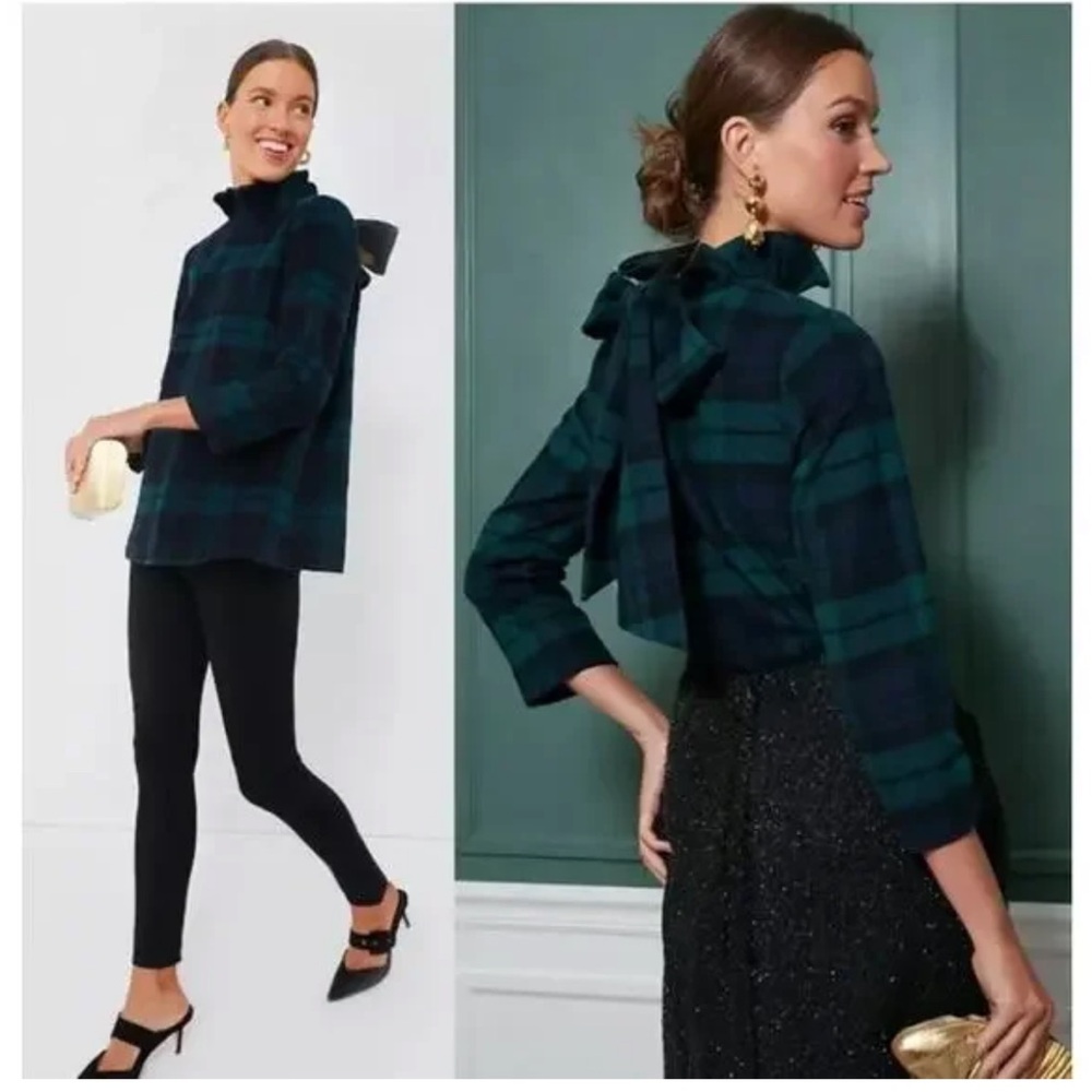 Tuckernuck Teal and Black Plaid Jacket